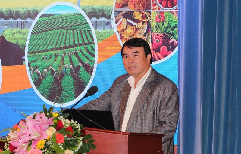 TS Phạm S - Phó Chủ tịch UBND tỉnh Lâm Đồng, phát biểu tại hội nghị.