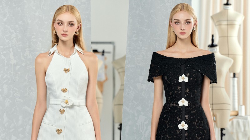 Mê mẩn những set đồ tinh tế lấy cảm hứng từ hoa hồ điệp