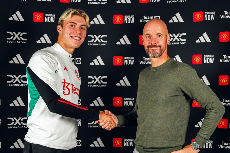 HLV Ten Hag hé lộ nguyên nhân Man Utd mua Rasmus Hojlund