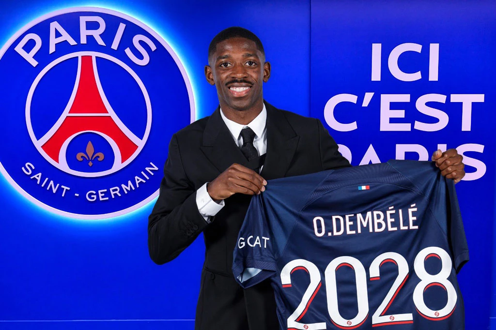 Dembele chính thức trở thành người của PSG.