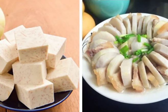 Loại củ có vẻ ngoài xù xì, đem hấp với thịt ba chỉ lại mềm ngọt lạ miệng