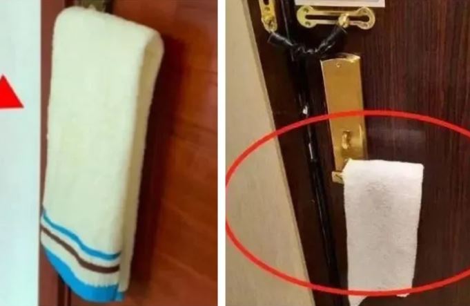 Nhận phòng khách sạn hãy treo ngay khăn ướt lên tay nắm cửa, lợi ích rất lớn ai cũng nên học theo