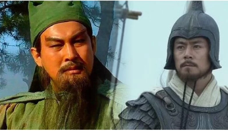 Quan Vũ (trái) và Lã Mông (phải) trong phim truyền hình Trung Quốc.