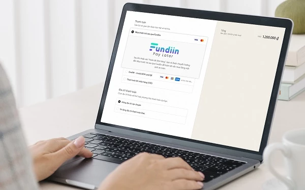 Người dùng có thể chọn Fundiin làm hình thức thanh toán khi mua sắm tại các thương hiệu có website sử dụng nền tảng Shopify.