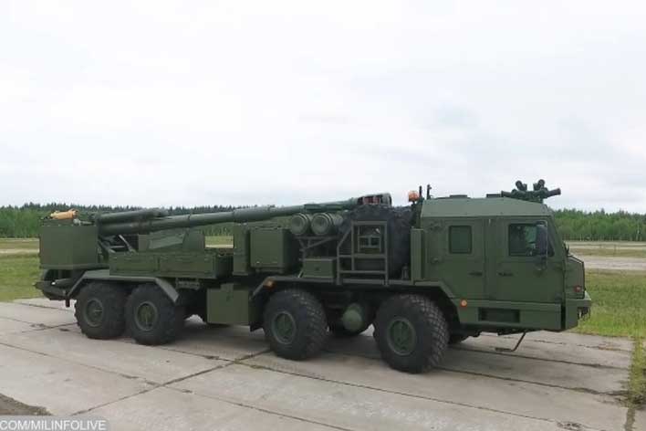 Tầm bắn của pháo tự hành 2S43 Malva tăng mạnh để chống lại pháo binh NATO