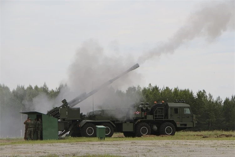 Tầm bắn của pháo tự hành 2S43 Malva tăng mạnh để chống lại pháo binh NATO ảnh 9