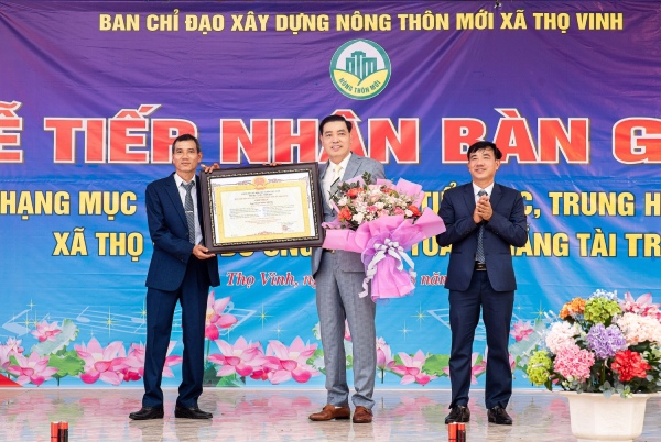 Vị doanh nhân với các hoạt động thiện nguyện về quê hương