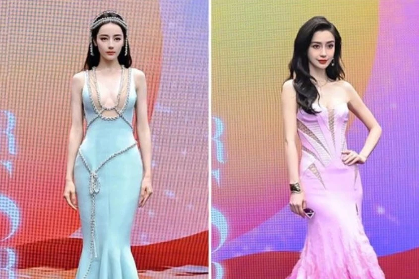 Địch Lệ Nhiệt Ba và Angelababy là những cái tên gây sốt mỗi khi xuất hiện tại thảm đỏ sự kiện.