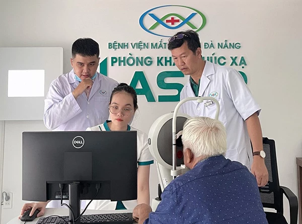 BV mắt Việt An với thông điệp "Sáng mắt sáng tương lai".