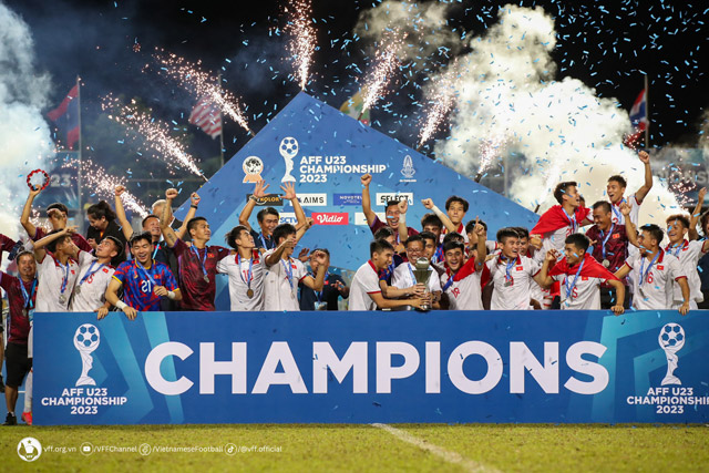 Thắng U23 Indonesia đầy kịch tích, U23 Việt Nam giành chức vô địch U23 Đông Nam Á