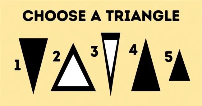 Chọn cho mình một hình tam giác nào bạn ấn tượng nhất.