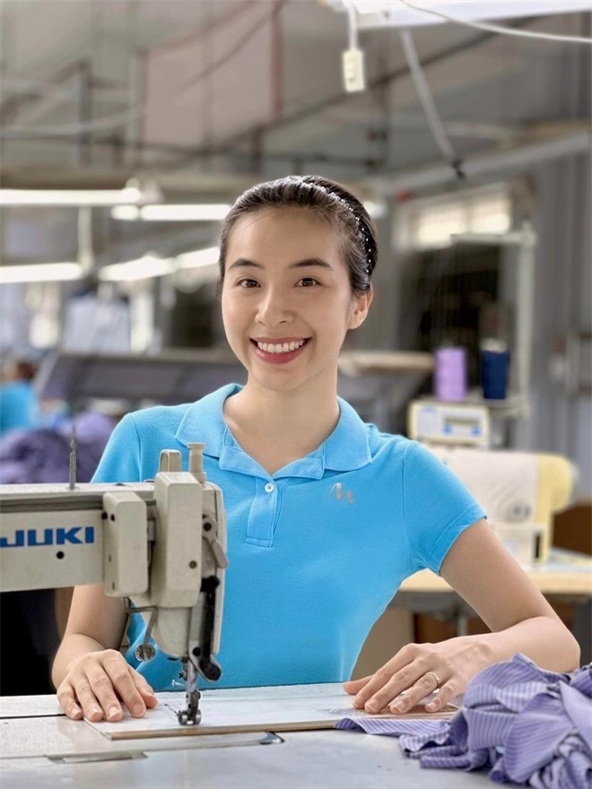 Hình ảnh ngoài đời của cô công nhân may Hoài 'Làng trong phố' ảnh 2