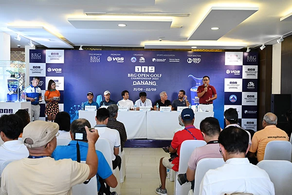 Họp báo giới thiệu giải BRG Open Golf Championship Danang 2023.