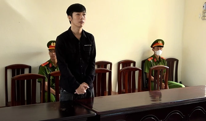 Bị cáo Phạm Anh Gõ tại phiên xét xử.