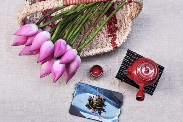 Trà sen, phong cách tao nhã của người Hà Nội cũ