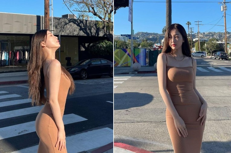 Ngu Thư Hân đăng ảnh khoe dáng đồng hồ cát