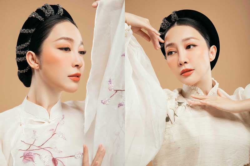 Ngắm nhan sắc rạng rỡ của 'Chim công làng múa' Việt