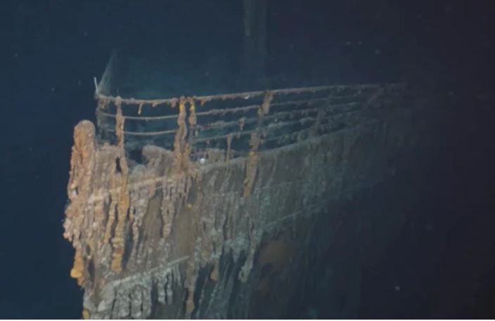 Cận cảnh con tàu Titanic huyền thoại bị bao trùm bởi vẻ u ám sau 111 năm nằm sâu dưới đại dương