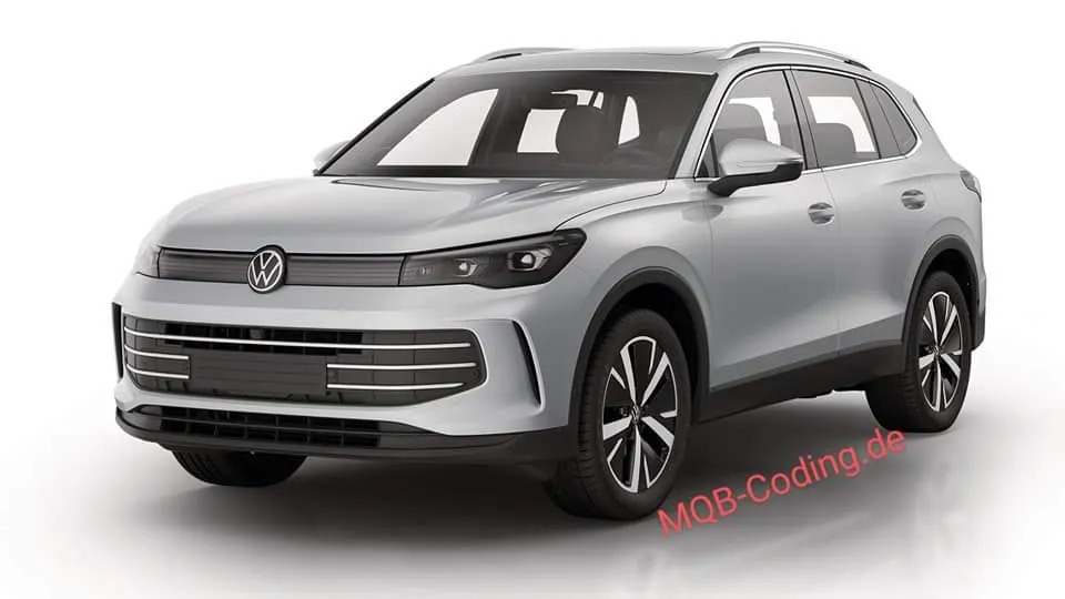 Volkswagen Tiguan 2024 lộ ảnh hoàn chỉnh: Trông gần như xe điện, ra mắt cuối năm nay