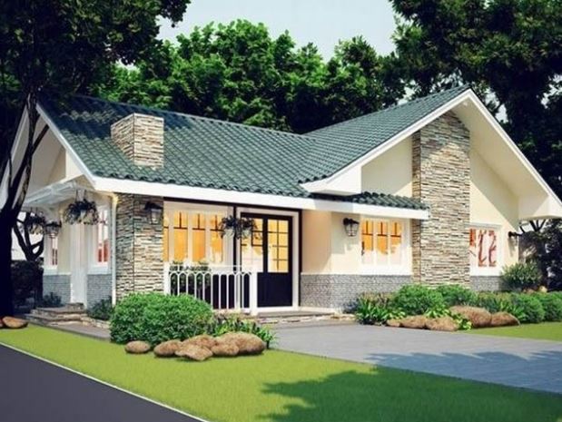 Chiêm ngưỡng vẻ đẹp hiện đại của những mẫu nhà vườn 1 tầng