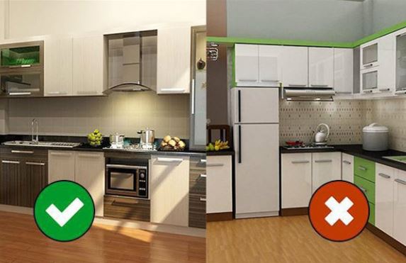 Cách hóa giải khi bếp ở gần và đối diện chỗ rửa chén