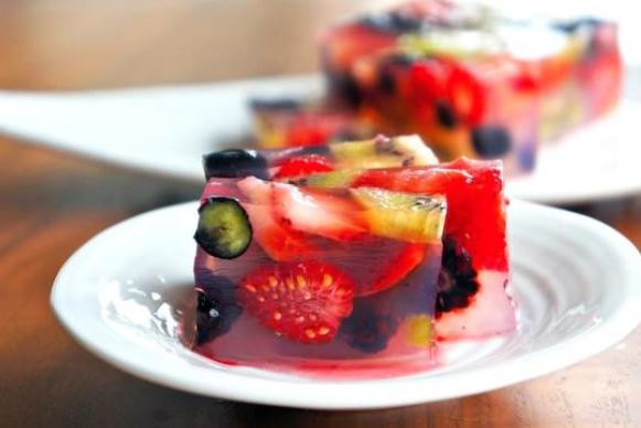 Vui miệng với thạch rau câu hoa quả