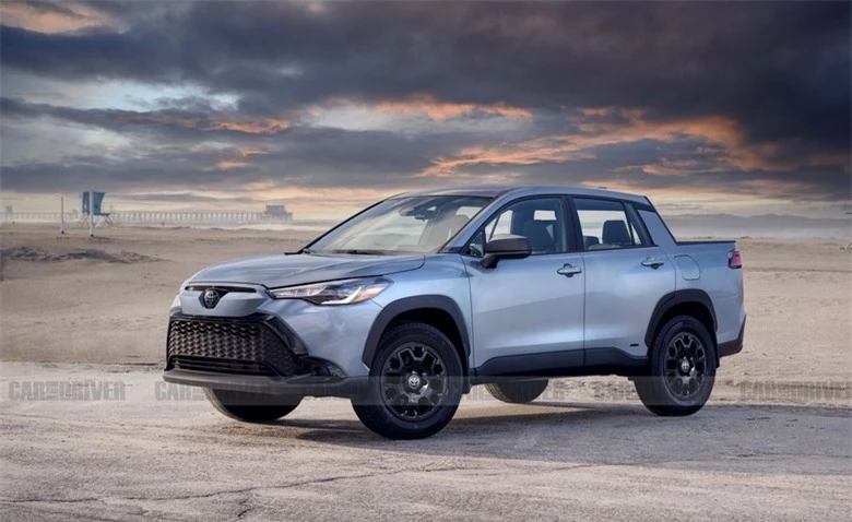 Toyota Corolla Cross sắp có biến thể xe bán tải - Ảnh 1.