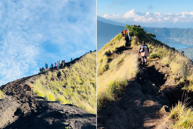 'Săn mây, đón bình minh' trên đỉnh núi lửa Batur