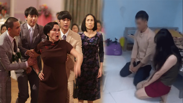 Bỏ mừng thọ mẹ vợ để đi với người yêu cũ, vợ kéo cả nhà chồng lao đến nơi họ hẹn hò và cái kết