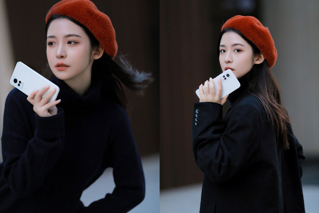 Người đẹp khoe nhan sắc bên smartphone