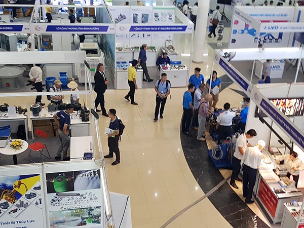 Hhội chợ triển lãm triển lãm công nghiệp hỗ trợ  và chế biến chế tạo TP Đà Nẵng năm 2023 diễn ra tại Trung tâm Hội chợ triển lãm Đà Nẵng từ ngày 12 - 