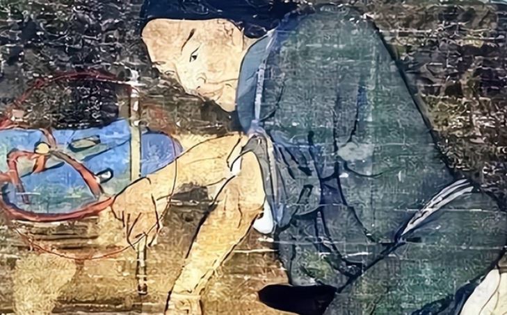 Dép xỏ ngón xuất hiện trong tranh La Hán 1.000 năm tuổi