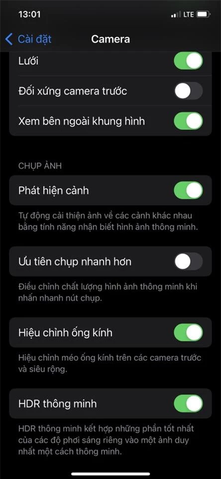  Tắt tính năng Ưu tiên chụp nhanh hơn có thể nâng cao chất lượng ảnh trên iPhone của bạn 