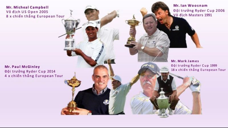 Huyền thoại golf Michael Campbell, Ian Woosnam, Paul McGinley,... góp mặt tại giải golf Legends Vietnam 2023