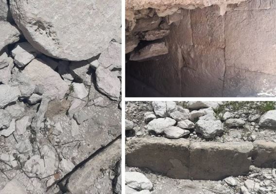 Sau mưa lớn, kim tự tháp bí ẩn "hiện hình" giữa thành phố