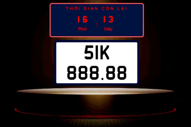 Top những biển số đấu giá quy đổi ngang xe sang tại Việt Nam