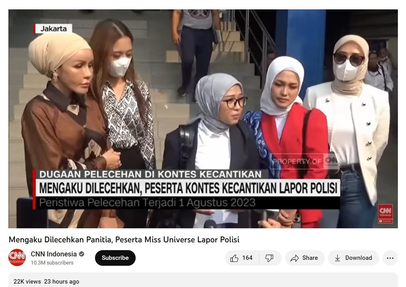 Số phận đương kim Hoa hậu Hoàn vũ Indonesia sau bê bối quấy rối tình dục ảnh 1
