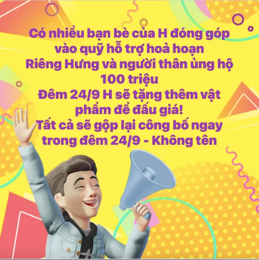 Đàm Vĩnh Hưng liên tục cập nhật đóng góp của các nghệ sĩ và mạnh thường quân trên trang cá nhân Đàm Vĩnh Hưng liên tục cập nhật đóng góp của các nghệ sĩ và mạnh thường quân trên trang cá nhân