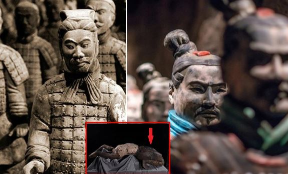 Vén màn bí ẩn bức tượng có tư thế lạ trong mộ Tần Thủy Hoàng, dấu vân tay để lại từ 2000 năm của ai?