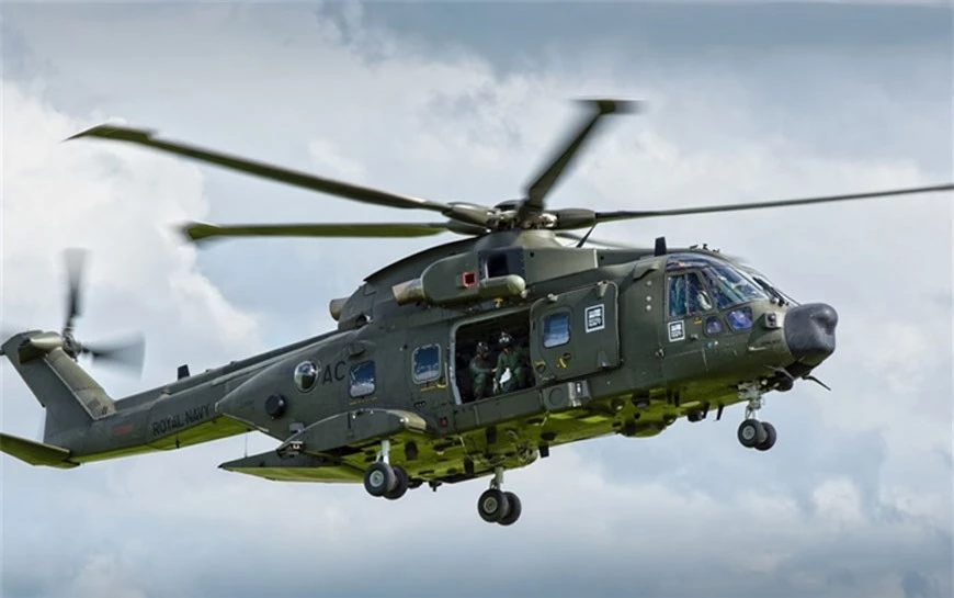 AW101 - Trực thăng vận tải hiện đại nhất của liên doanh Anh - Italy