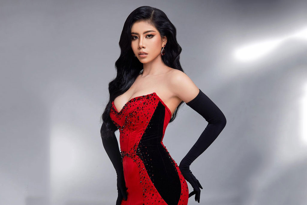 Nhan sắc người mẫu cao 1,8 m vừa đăng quang Hoa hậu Hoàn vũ Myanmar