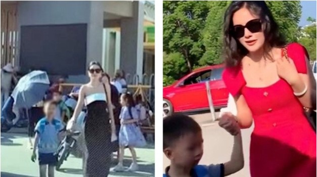 Đến trường họp phu huynh, bà mẹ khiến con "phổng mũi" tự hào vì ăn mặc đẹp như minh tinh