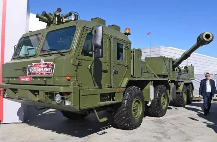 Bộ Quốc phòng Nga nói về ưu điểm vượt trội của pháo tự hành bánh lốp 2S43 Malva