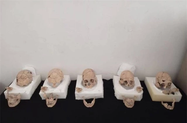 Các nhà khảo cổ ở Mexico phát hiện 13 hộp sọ bí ẩn dưới chân kim tự tháp Maya - Ảnh 2.