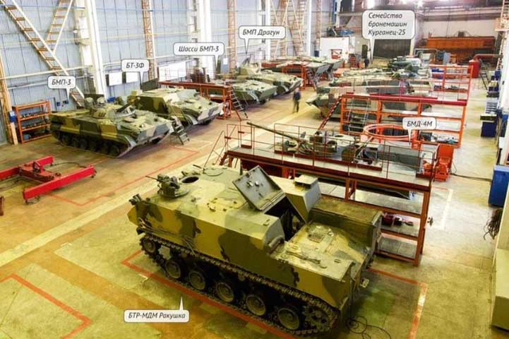 Sản lượng xe chiến đấu bộ binh BMP-3 được Nga tăng gấp 3 lần