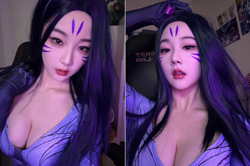 Đổi sang phong cách gợi cảm, nữ BLV LPL khiến dân tình xôn xao với cosplay Kai'Sa siêu táo bạo