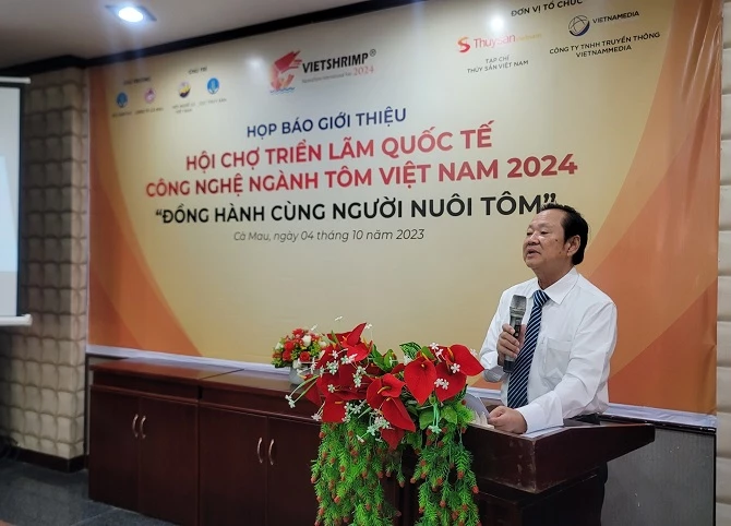 ông Nguyễn Việt Thắng, Chủ tịch Hội nghề cá Việt Nam, Trưởng Ban tổ chức VietShrimp 