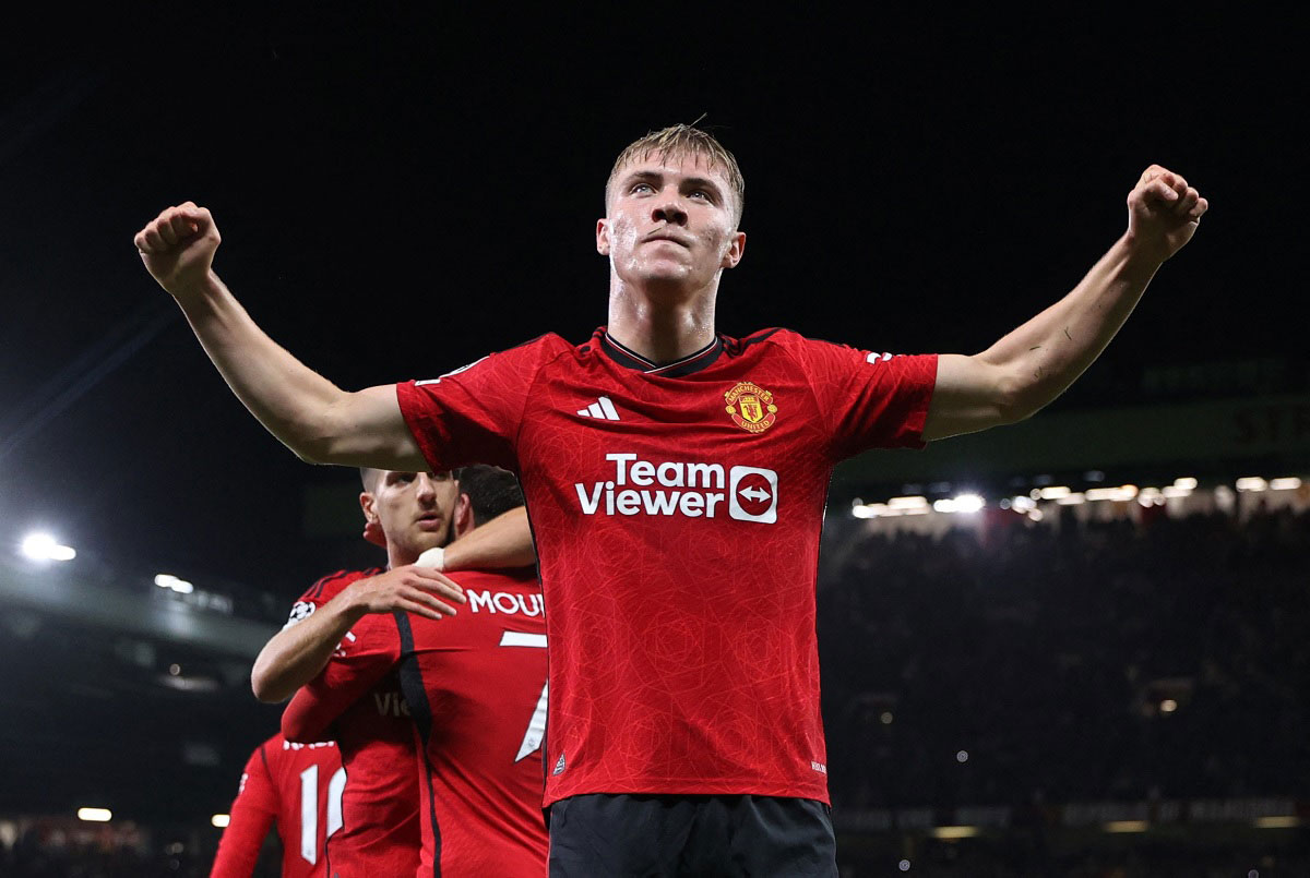 Đội hình tiêu biểu lượt trận thứ 2 vòng bảng Champions League: Vinh danh Hojlund, Bellingham