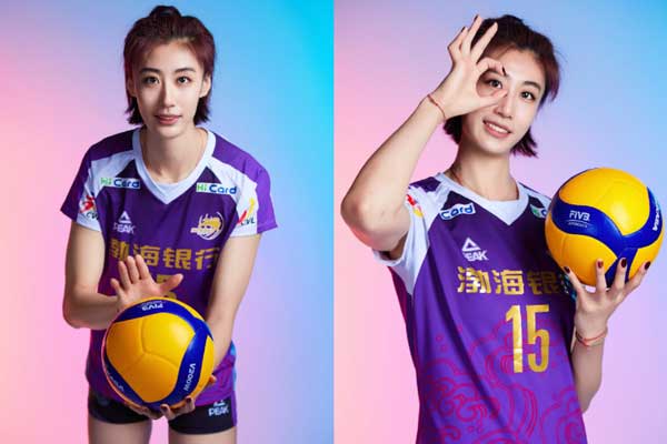 Nhan sắc tựa hoa hậu của VĐV bóng chuyền nữ Trung Quốc tại Asiad 19