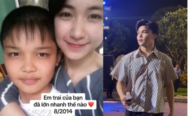 Hoà Minzy đu trend 'em trai lớn nhanh', visual cậu út giờ ra sao mà netizen đòi nhận chị dâu?